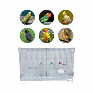 Accessoire pour oiseaux Vente en gros 60*27*40cm Perroquet Pigeon Élevage Fil de fer Cages à oiseaux personnalisées - Product Image 1