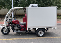 Tricycle motorisé à essence de 150 à 350 cm³, en vente directe d’usine, avec auvent; tricycle agricole pour le transport de marc