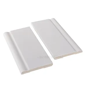 White stone paste primer floor accessories baseboard skirting board