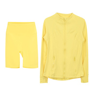   Conjunto Deportivo de Alta Calidad para Mujer, Chaqueta de Manga Larga Suave y Cómoda para Gimnasio, Entrenamiento, Fitness, Yoga