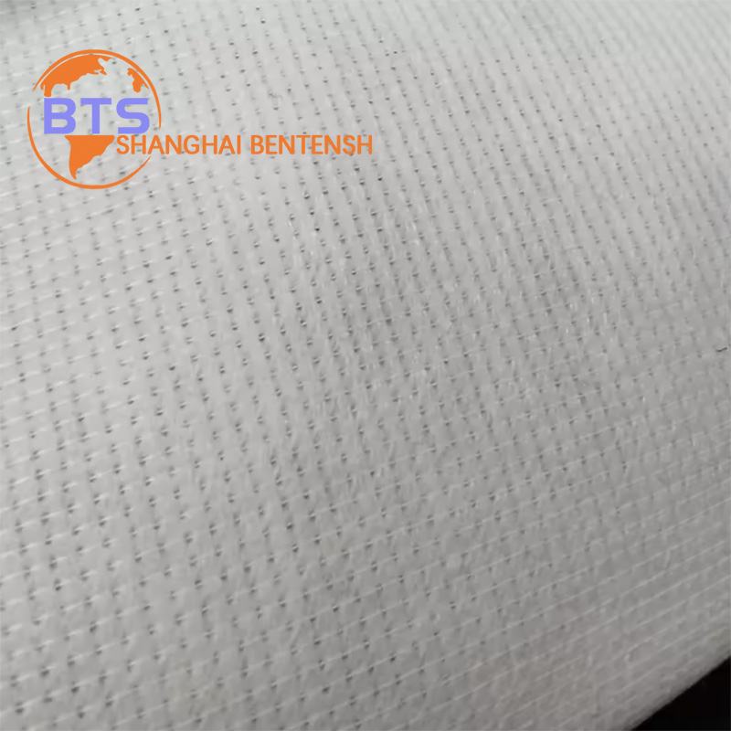 White Stitch-Bonded 100% Polyester Medium Weight Fabric Waterproof Breathable Stitchbond Nonwoven Cloth For Roof Shopping Bag