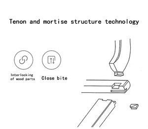 Table à manger rustique en <span class=keywords><strong>noyer</strong></span> brossé, 6 pieds, 7 pieds, 8 pieds, pour fête - Product Image 5
