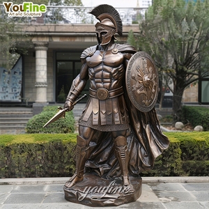 Đúc Tượng Áo Giáp Đấu Sĩ Bằng Đồng Hy Lạp Công Viên Vườn Ngoài Trời - Product Image 2