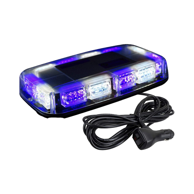 New ASPL 48W 48LED Emergency Safety Warning Light Bar High Visibility Roof Top Strobe Lights Blue White 12V 12-Month