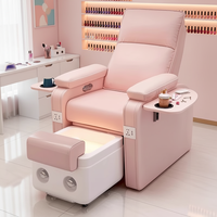 2026 Prix de gros Chaise de pédicure de luxe avec spa pour les pieds, fauteuil de pédicure, chaise de pédicure pour extension d'ongles, canapé