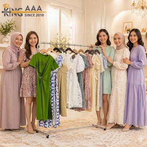 Robes d'occasion modestes pour femmes en gros – Lots en vrac de vêtements d'occasion en coton mélangé, longs et courts, pour la solidarité et l'exportation - Product Image 1