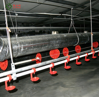 Équipement avicole automatique pour poules pondeuses, nouveau distributeur automatique de nourriture pour poulets U-Best, humide/sec, avec garantie d'un an