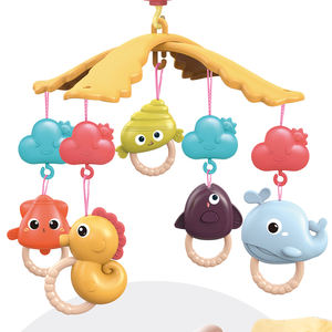 Mobile de lit portable pour bébé avec lumière et <span class=keywords><strong>musique</strong></span> relaxante, projection d'animaux marins, jouets de crèche pour bébés, jouet suspendu pour lit de bébé - Product Image 4