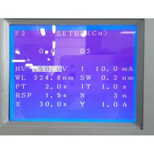 Espectrómetro de absorción atómica de llama AAS para análisis de metales con software de horno de grafito, precio de fabricante de la DW-AA320N