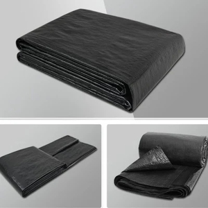 Bâche PE noire imperméable en tissu écologique pour tente - Product Image 3