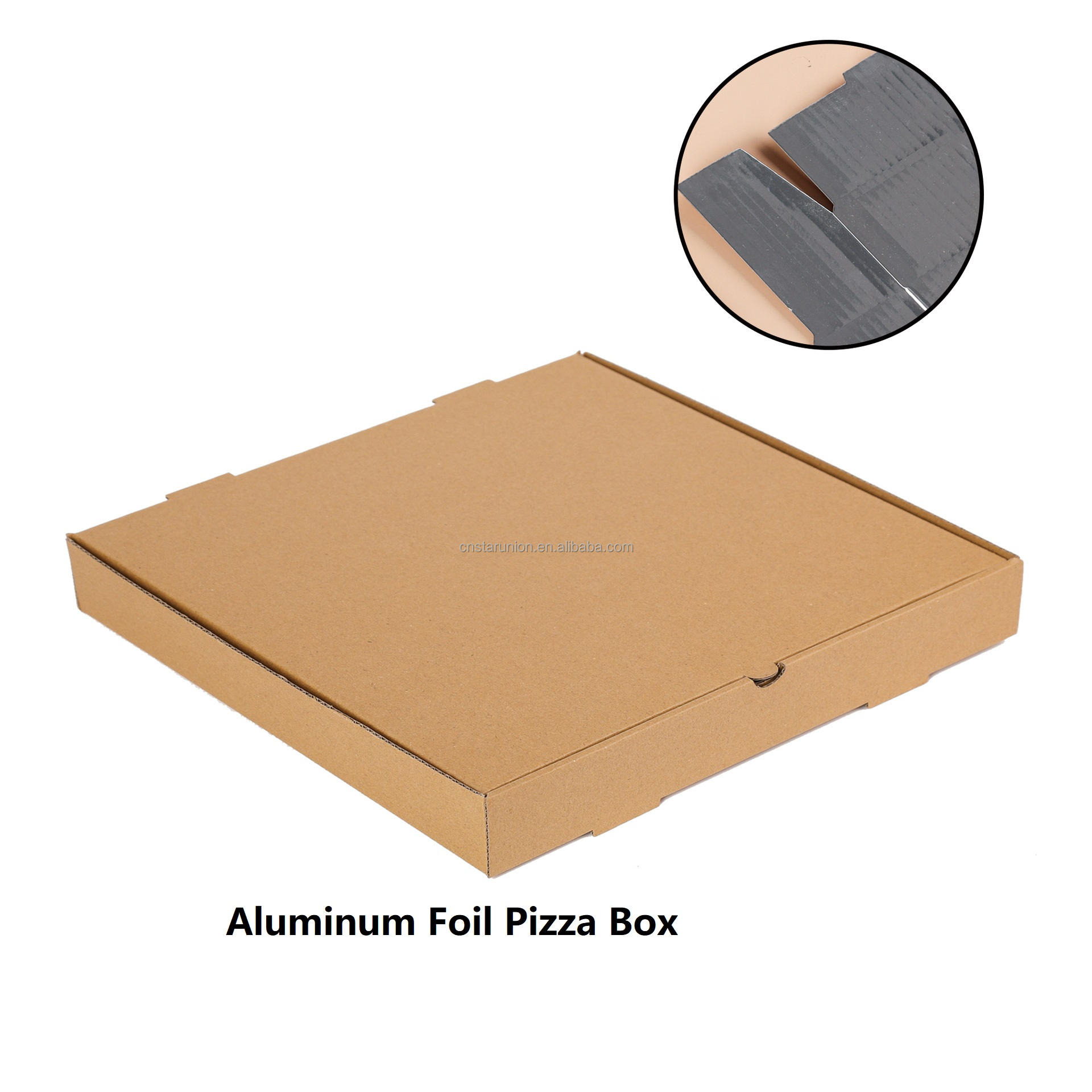 กล่องพิซซ่าอลูมิเนียมฟอยล์