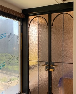 Pintu Ayun Kaca Tempered Berbingkai Aluminium Alloy Modern Premium Anti Angin Dengan Garansi 5 Tahun Untuk Villa - Product Image 4