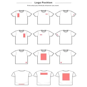 Custom Logo Pattern Color Summer Heavyweight White T-shirt Loose Short Sleeve Vintage Street Style Men's T-shirt