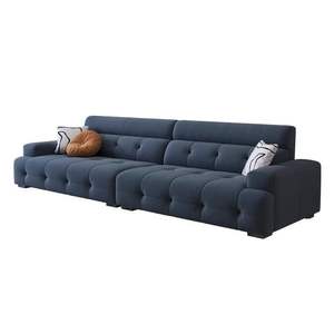 Fabric <b>Sofa</b> Straight Line Tufted Design Foam Filling For Living Room And Apartments - Product Image 2