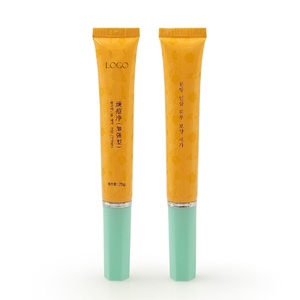 Wholesale Custom Empty Cosmetic Packaging Eye Cream Lotion Squeeze Tube Screw Nozzle Laminated Applicator <b>Massage</b> Tubes Custom - Product Image 4