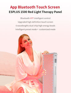 Fabricant, usine, OEM, ODM, logo personnalisé, longueurs d'onde, design à haute irradiation, lampe ESPLUS1500, panneau de thérapie par lumière rouge infrarouge LED. - Product Image 3