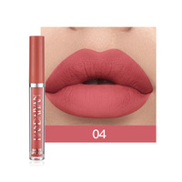 Ensemble de 6 rouges à lèvres mats veloutés HANDAIIYAN, imperméables, véganes, longue tenue, kit de lèvres nude