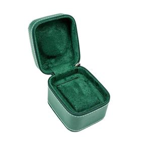 กล่องเก็บนาฬิกาหนัง PU กันฝุ่นแบบพกพา กล่องโค้งเดี่ยวสำหรับเดินทางพร้อมซิปสำหรับใช้ภายใน/ภายนอก - Product Image 3