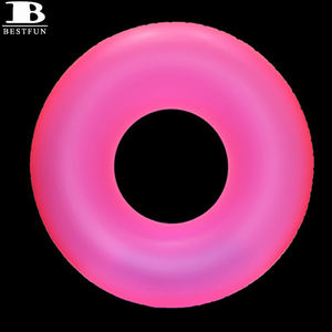 Anneau de natation gonflable en <span class=keywords><strong>PVC</strong></span> épaissi de couleur bonbon <span class=keywords><strong>pas</strong></span> <span class=keywords><strong>cher</strong></span> personnalisé chambre à air pour enfants adultes piscine plage eau amusant jouet d'été - Product Image 1