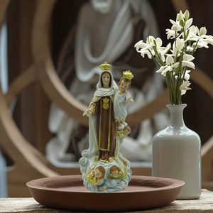 Estatua Religiosa Católica de la Virgen María y el Niño Jesús - Product Image 5