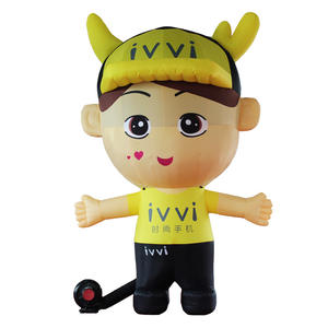 Logotipo inflable para caminar, disfraz de dibujos animados, salón de negocios, mascota, accesorio de escenario, tela Oxford, muñeca inflable, muñeca llena de aire - Product Image 1