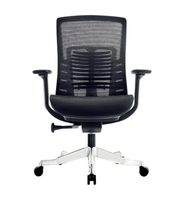 Chaise de bureau moderne, confortable et de haute qualité, pivotante, en tissu maillé, idéale pour les conférences, la meilleure chaise de bureau ergonomique, réglable pour la salle de sport