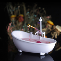 Verres à Cocktail en Forme de Baignoire Blanche Irrégulière et Unique, pour Bar et Restaurant, avec Batterie