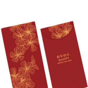 ซองสีแดงสำหรับปีใหม่จากจีนแผ่นฟอยล์สีทองแบบสั่งทำ - Product Image 1