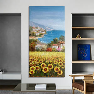 Grand art mural de peinture à l'huile abstraite fait à la main <span class=keywords><strong>musée</strong></span> peinture fine peinte à la main art de fleurs célèbres - Product Image 2