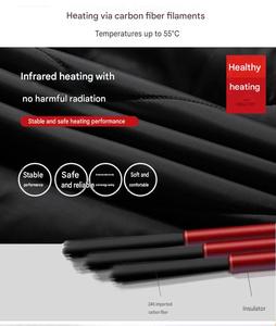 Autumn Winter Graphene Electric <strong>Heated</strong> Vest Men <strong>Women</strong> USB Intelligent Warm Heating Jacket Waistcoat Clothing <strong>Gilet</strong> - Product Image 3