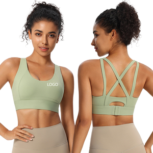 Sujetador deportivo antivibración de alta resistencia para mujer, chaleco ajustado para yoga, pilates, correr, fitness al aire libre, transpirable, sin costuras - Product Image 1