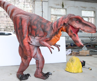 Costume de dinosaure T-Rex personnalisé, léger, avec structure métallique, pour intérieur/extérieur, écoles, jardins, centres commerciaux, aires de jeux publiques