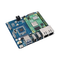 Raspberry Pi CM4-DUAL-ETH-4G/5G-BOX Modul Komputasi Carrier Board Modul IoT Dual Gigabit Ethernet 5G/4G Expansion Board Cina