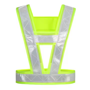 Caractéristiques de sécurité imperméables avec logo personnalisable Gilet réfléchissant LED personnalisable Vêtements de travail en polyester Caractéristiques réglables - Product Image 5