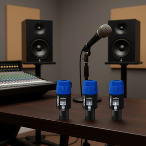 Conector Speakon de 5 Núcleos, Enchufe Macho de 4 Polos con Bloqueo Giratorio, Conector de Audio para Altavoz, Amplificador, Accesorios para Altavoces, Plástico - Product Image 2