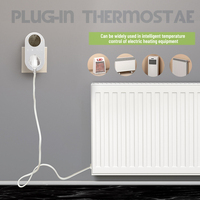 Termostato Digital Programable Enchufable Beca BHT-12-LCD, Control Inteligente de Temperatura por WiFi, Relé de 5A, Garantía de 2 Años, Uso Doméstico