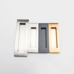 Armoires encastrées de style européen en acier inoxydable 304, portes de placard, tiroirs invisibles, poignées à fente, pour atelier et appartement - Product Image 2