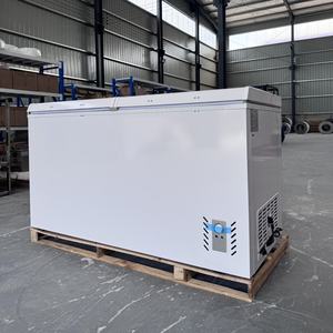 Congélateur à ouverture par le haut Réfrigérateurs Armoire à glace Congélateur coffre profond horizontal commercial Double portes utilisées pour la congélation de la viande de poisson - Product Image 3