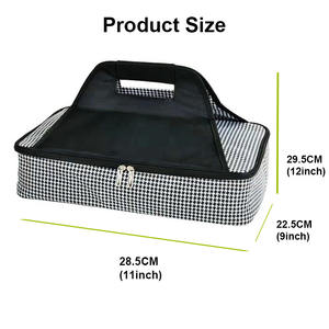 Porte-pizza isotherme à deux étages personnalisé Sac de livraison isotherme Porte-casseroles pour le chaud ou le froid - Product Image 2