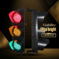 Fournisseur 200mm Solaire Rouge Vert Ambre Feu de signalisation pour portails roulants et portes de garage