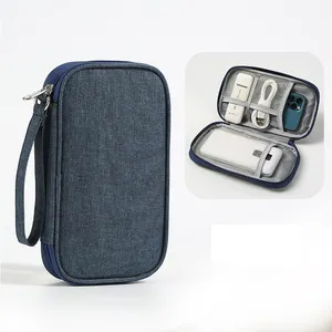 Tech Organizer Travel Cord Cable Organizer Pouch Portable Electronics Accessories Carrying Storage Bag