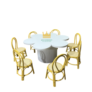 Silla infantil de mimbre natural, muebles de ratán hechos a mano para dormitorio de niños pequeños y juegos en interiores, precio económico. - Product Image 5