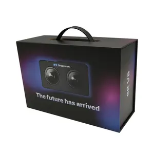 Çin özel lüks sert karton kutu VR Gamepad kamera ambalaj manyetik elektronik ürünler hediye kollu kutular