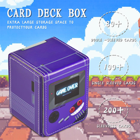 Boîte de rangement pour cartes en cuir PU de qualité supérieure pour YGO 100 Plus Trading Card Storage