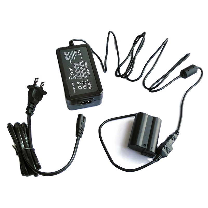 Fonte Eh-5b Ep-5b Adaptador Ac Nikon P/ D500 D600 D610 D750 D800 D810 D7200 D7500 - Eliminador De Bateria En-el15 Eh-5c | Parcelamento sem juros