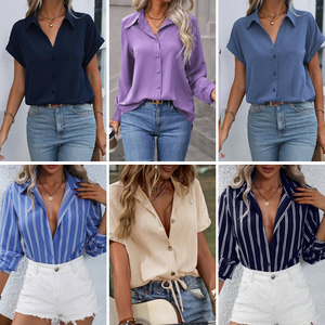 Wholesale Women's Shirts Fashionable and Elegant Women's Printed Shirts <b>Mixed</b> Shipment - Product Image 4