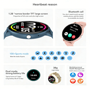 Reloj Inteligente Multifuncional Redondo <span class=keywords><strong>de</strong></span> 32-35 mm, TOP1 2026, Resistente al Agua IP68, <span class=keywords><strong>Asistente</strong></span> Personal, Compatible con IOS y Android - Product Image 3