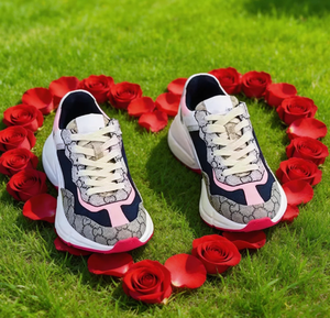 Zapatos Deportivos y para Correr de Cuero Genuino para Hombre - Zapatos Casuales Transpirables con Amortiguación - Product Image 1