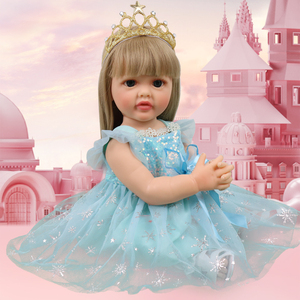Real Looking Baby Lovely Reborn Baby Dolls Venta al por mayor Cuerpo de silicona Realista Simulación Girl Reborn Doll Toys - Product Image 4