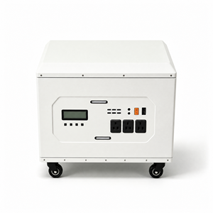 Station d'alimentation portable 5000W 16KWh LiFePO4, générateur solaire, stockage d'énergie de secours domestique, roues de transport, alimentation extérieure - Product Image 1